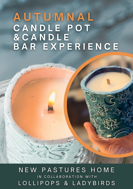 Autumnal Clay Candle Pot Workshop - Tuesday 8th September