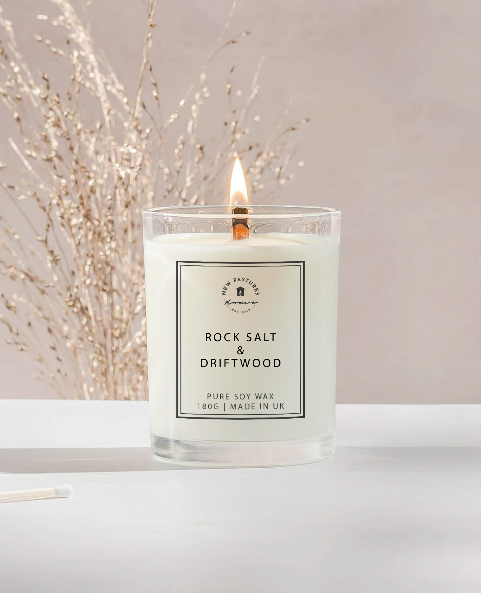Rock Salt & Driftwood - Classic Candle