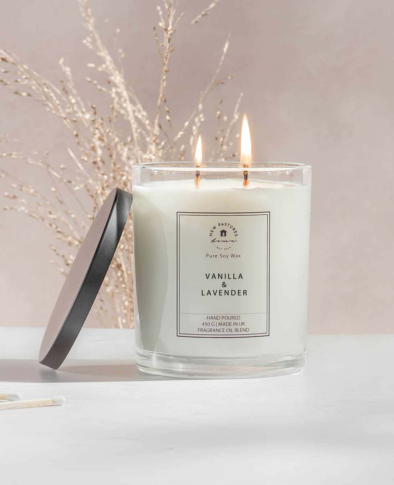 Vanilla & Lavender - Deluxe Candle