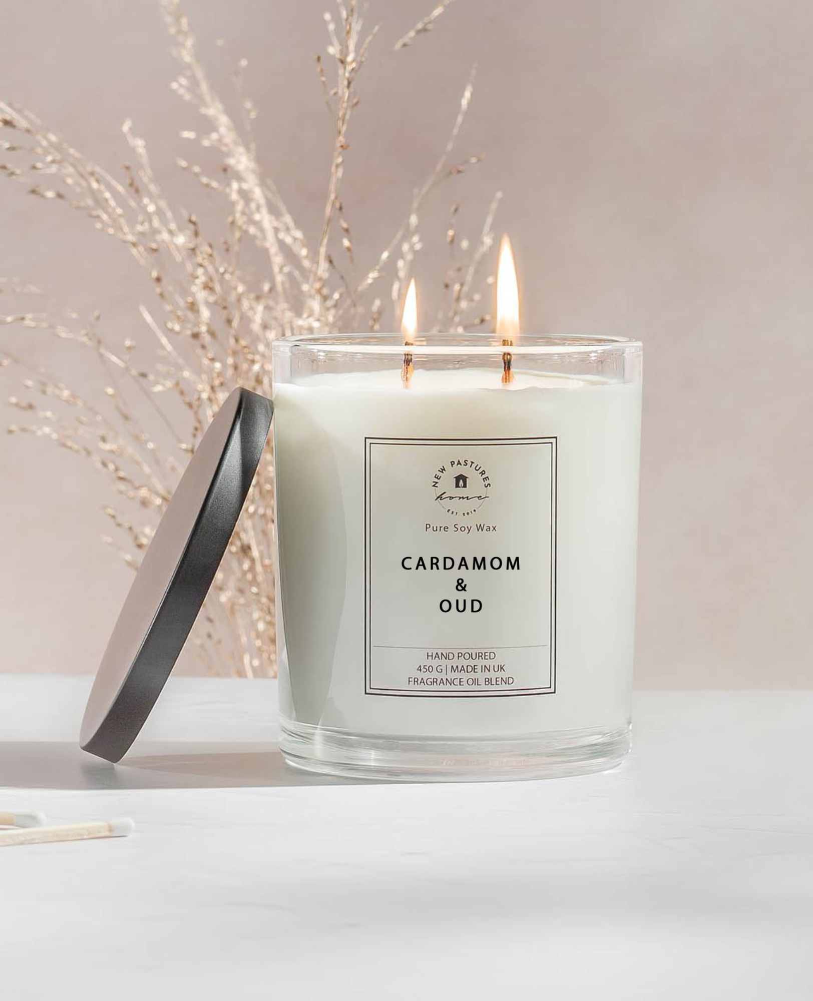 Cardamom & Oud - Deluxe Candle
