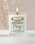 Birthday Balloons Personalised Candle