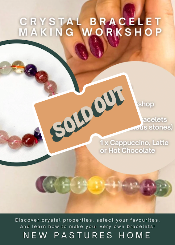 Crystal Beaded Bracelet Making Workshop - Saturday 4th July (12pm Start)