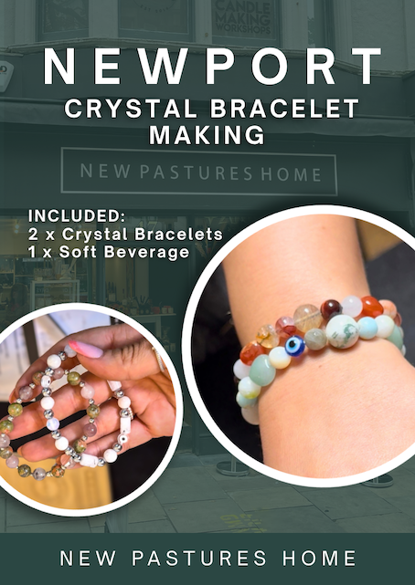 Crystal Beaded Bracelet Making Workshop - Saturday 17th October (3pm Start)