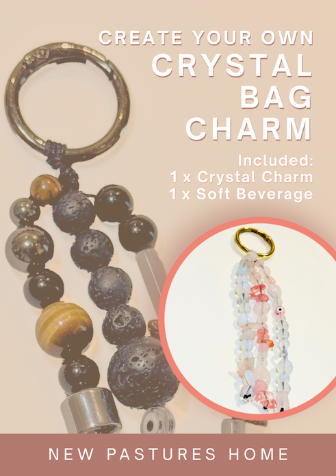 Crystal Bag Charm / Keyring Workshop - Friday 25th September (6pm Start)