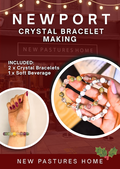Crystal Beaded Bracelet Making Workshop - Saturday 5th December (11am Start)