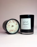 Crystal Candle: Kind Heart Strong Spirit (Pink Opal & Rose Quartz)