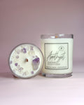 Crystal Candle: Amethyst