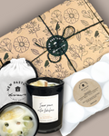 Gift Set: Crystal Candle, Inner Peace Outer Fabulous & Tealights