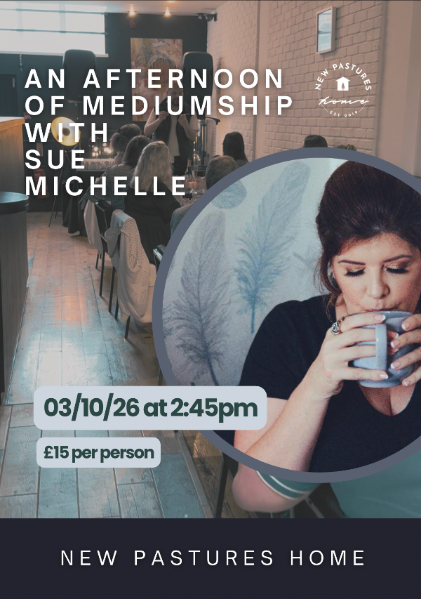 An Afternoon of Mediumship with Sue Michelle - Saturday 3rd October