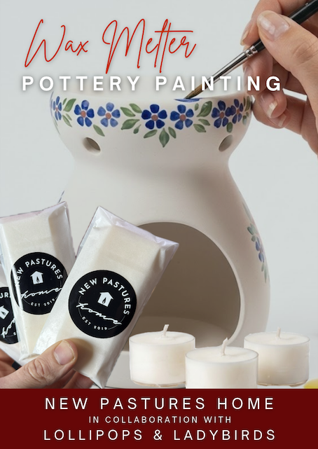 Wax Melter Pottery Painting & Custom Fragrance Workshop - Wednesday 25th November (6:30pm-8:30pm)