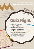 Quiz Night Extravaganza! Friday 3rd July