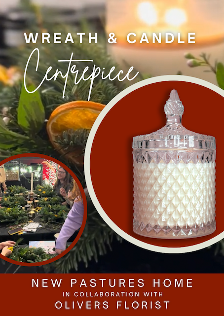 Christmas Wreath & Candle Centrepiece Workshop - 3pm, Sunday 6th December 2026