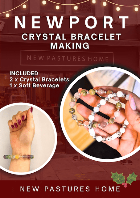 Crystal Beaded Bracelet Making Workshop - Saturday 5th December (3pm Start) - New Pastures Home